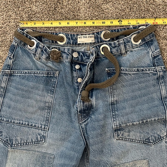 We The Free - Free People Moxie Pull-On Barrel Jeans - Size 30 - Picture 5 of 7